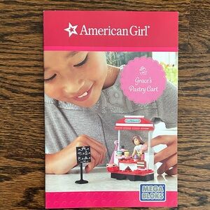 American Girl Mega Bloks Pastry Cart Set with Red and Pink Accents